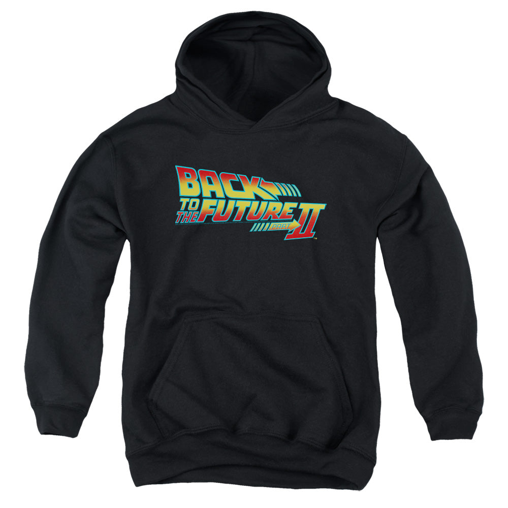 Back To The Future II Logo Kids Youth Hoodie Black T-Shirts, Sweatshirt | CiraTrend.com