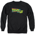Back To The Future Iii Logo Mens Crewneck Sweatshirt Black T-Shirts, Hoodie | CiraTrend.com (Image 1)