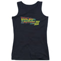 Back To The Future III Logo Womens Tank Top Shirt Black Hoodie, Sweatshirt | CiraTrend.com