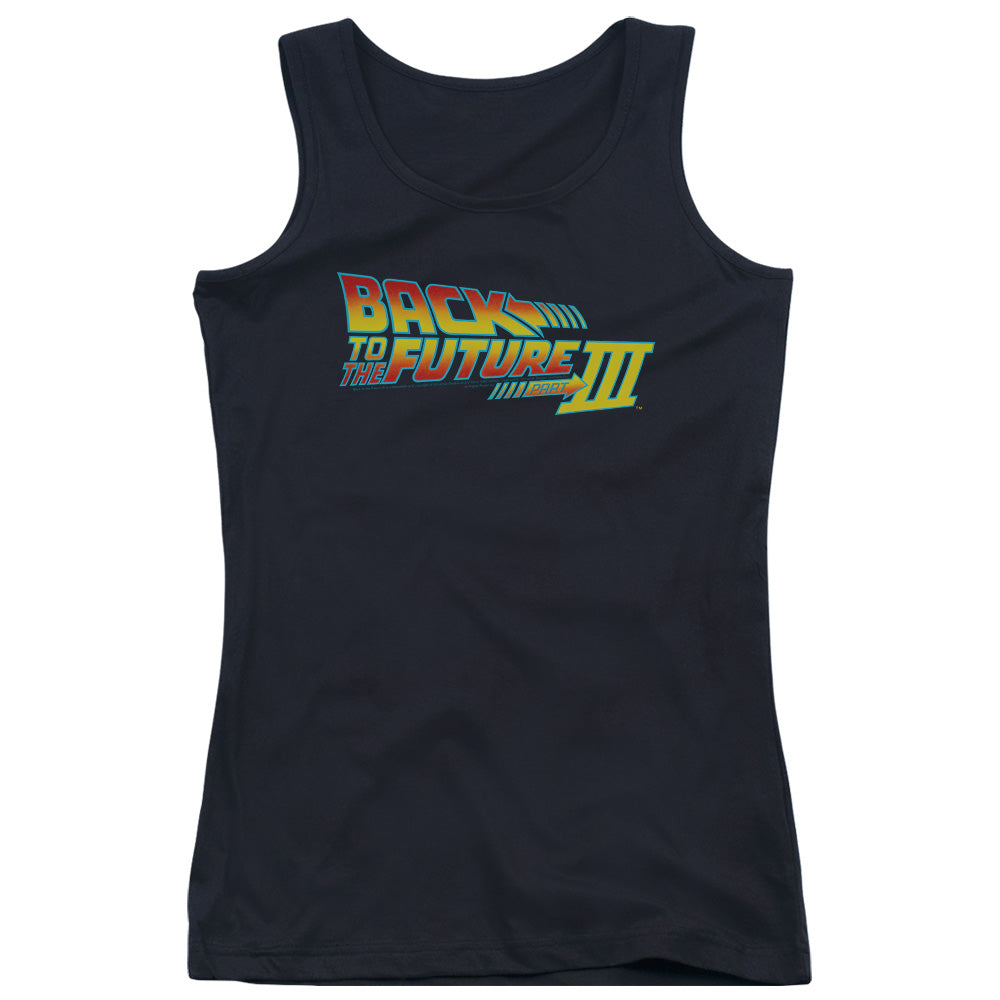 Back To The Future III Logo Womens Tank Top Shirt Black Hoodie, Sweatshirt | CiraTrend.com