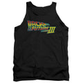 Back To The Future Iii Logo Mens Tank Top Shirt Black Black Hoodie, Sweatshirt | CiraTrend.com