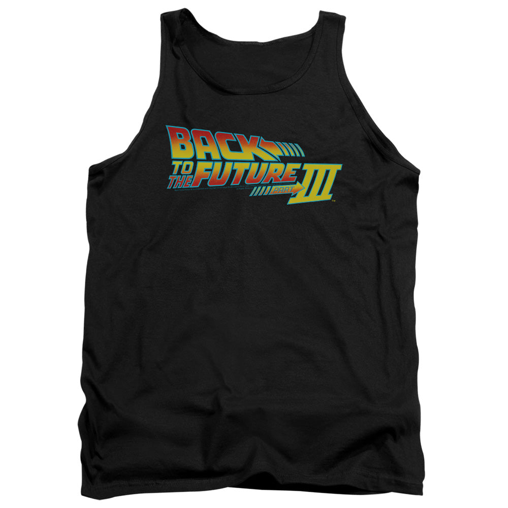 Back To The Future III Logo Mens Tank Top Shirt Black Hoodie, Sweatshirt | CiraTrend.com