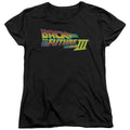 Back To The Future III Logo Womens T Shirt Black Hoodie, Sweatshirt | CiraTrend.com