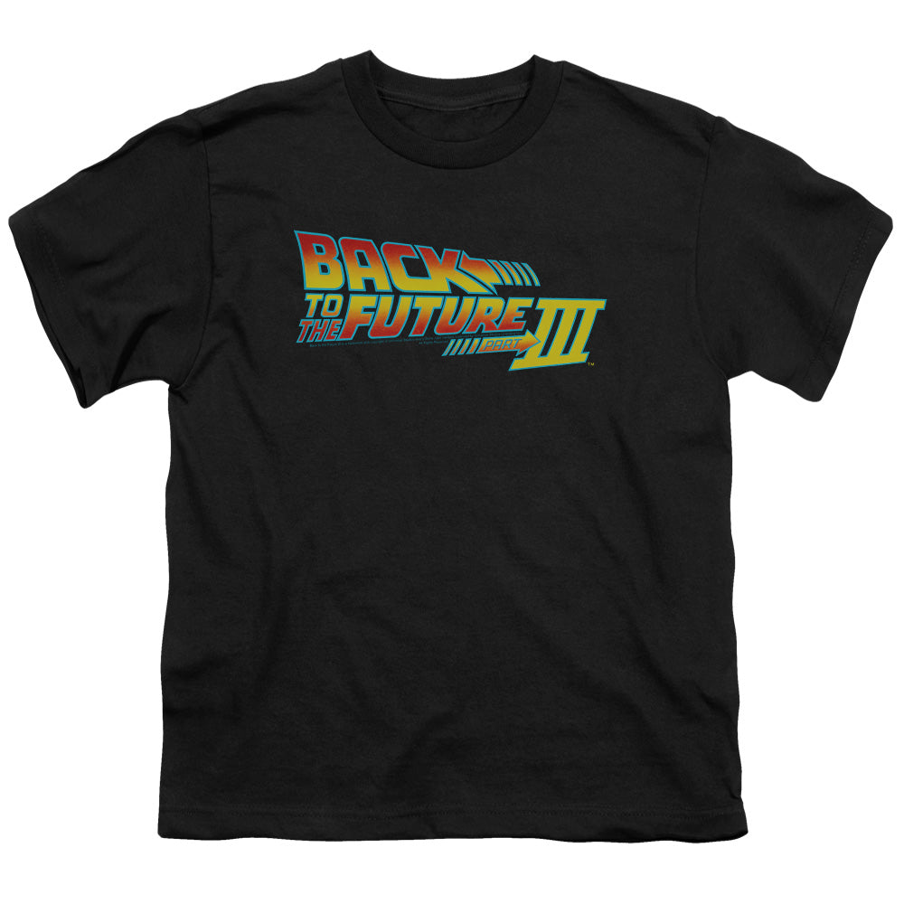 Back To The Future III Logo Kids Youth T Shirt Black Hoodie, Sweatshirt | CiraTrend.com