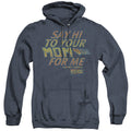 Back To The Future Say Hi Heather Mens Hoodie Navy Blue T-Shirts, Sweatshirt | CiraTrend.com