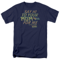 Back To The Future Say Hi - Men's Regular Fit T-Shirt Hoodie, Sweatshirt | CiraTrend.com
