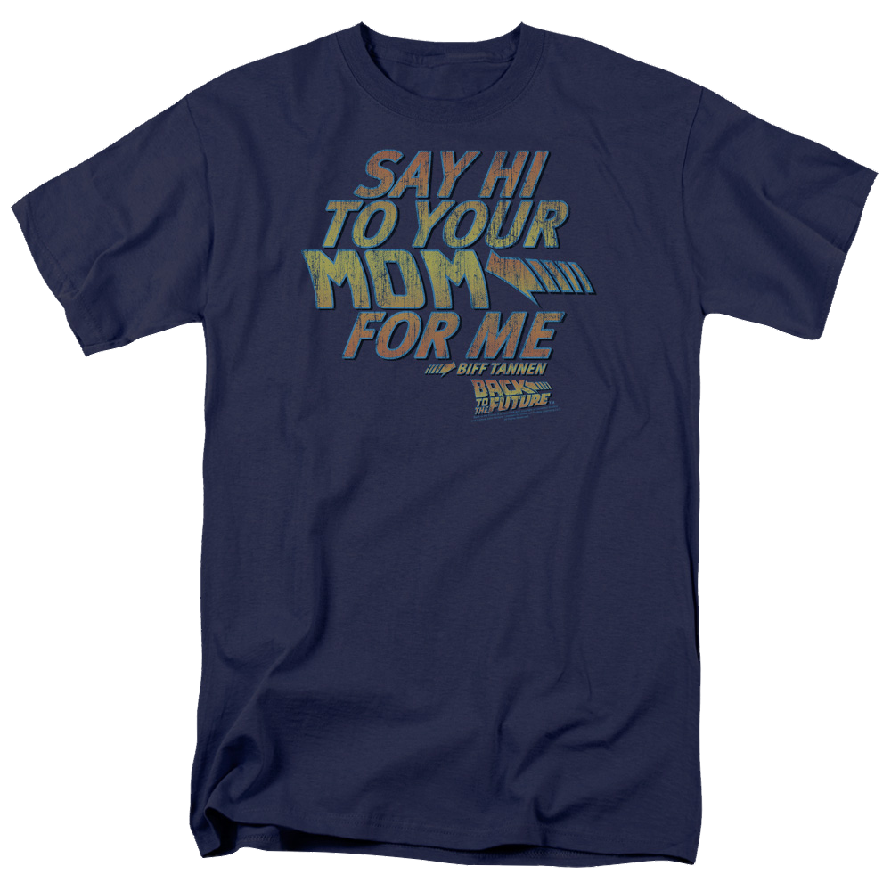 Back To The Future Say Hi - Men's Regular Fit T-Shirt Hoodie, Sweatshirt | CiraTrend.com
