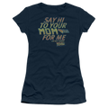 Back To The Future Say Hi - Juniors T-Shirt Hoodie, Sweatshirt | CiraTrend.com