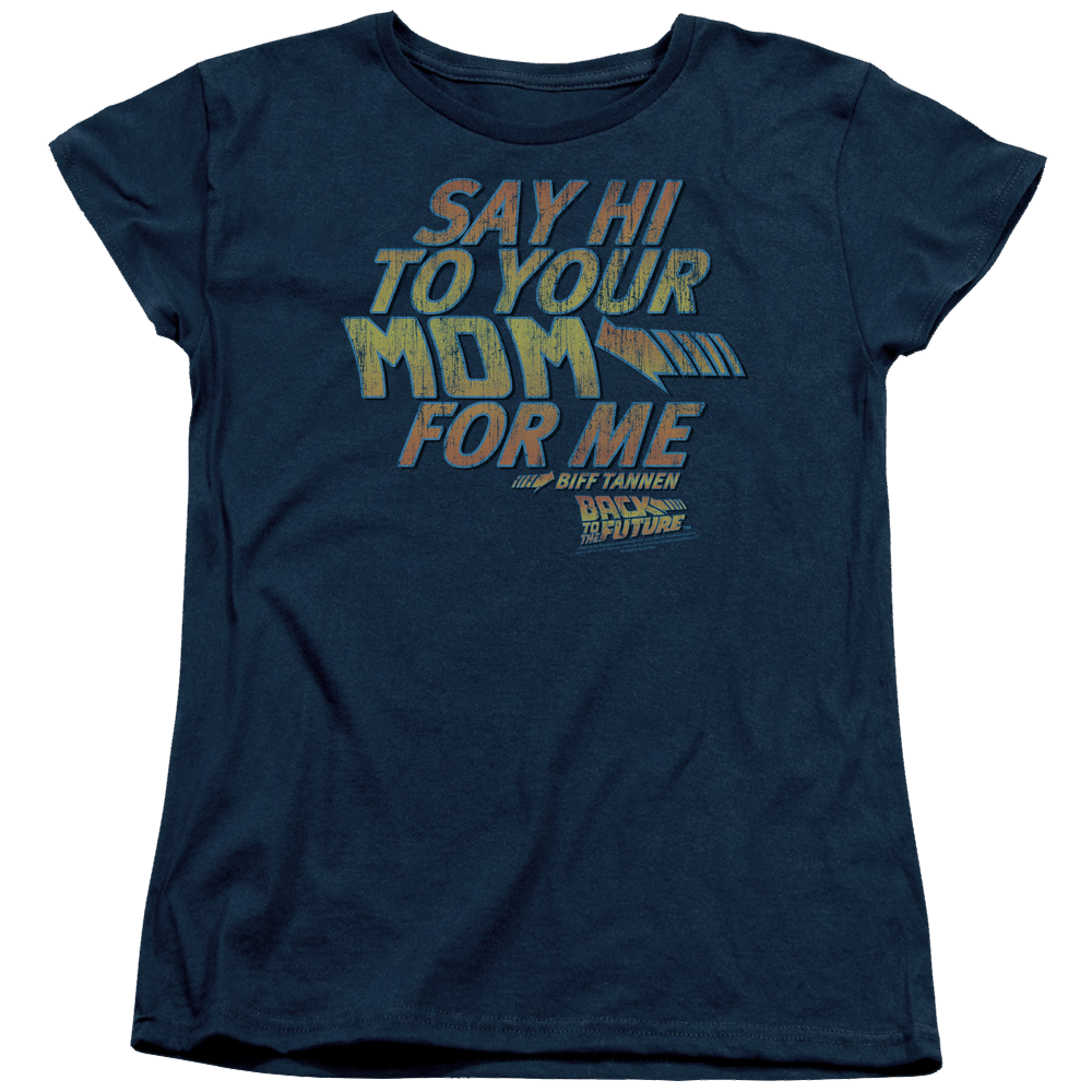 Back To The Future Say Hi - Women's T-Shirt Hoodie, Sweatshirt | CiraTrend.com