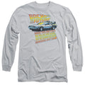 Back To The Future 88 MPH Mens Long Sleeve Shirt Silver Hoodie, Sweatshirt | CiraTrend.com