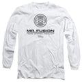 Back To The Future Ii Mr. Fusion Logo Mens Long Sleeve Shirt White Hoodie, Sweatshirt | CiraTrend.com (Image 1)