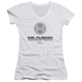 Back to the Future Trilogy Mr. Fusion Logo - Juniors V-Neck T-Shirt Hoodie, Sweatshirt | CiraTrend.com