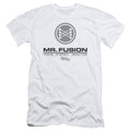 Back To The Future II Mr. Fusion Logo Slim Fit Mens T Shirt White Hoodie, Sweatshirt | CiraTrend.com