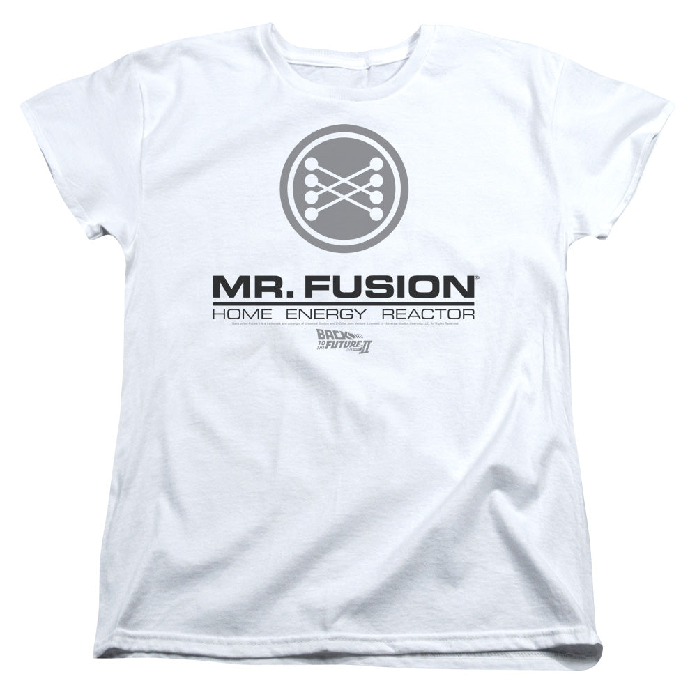 Back To The Future II Mr. Fusion Logo Womens T Shirt White Hoodie, Sweatshirt | CiraTrend.com