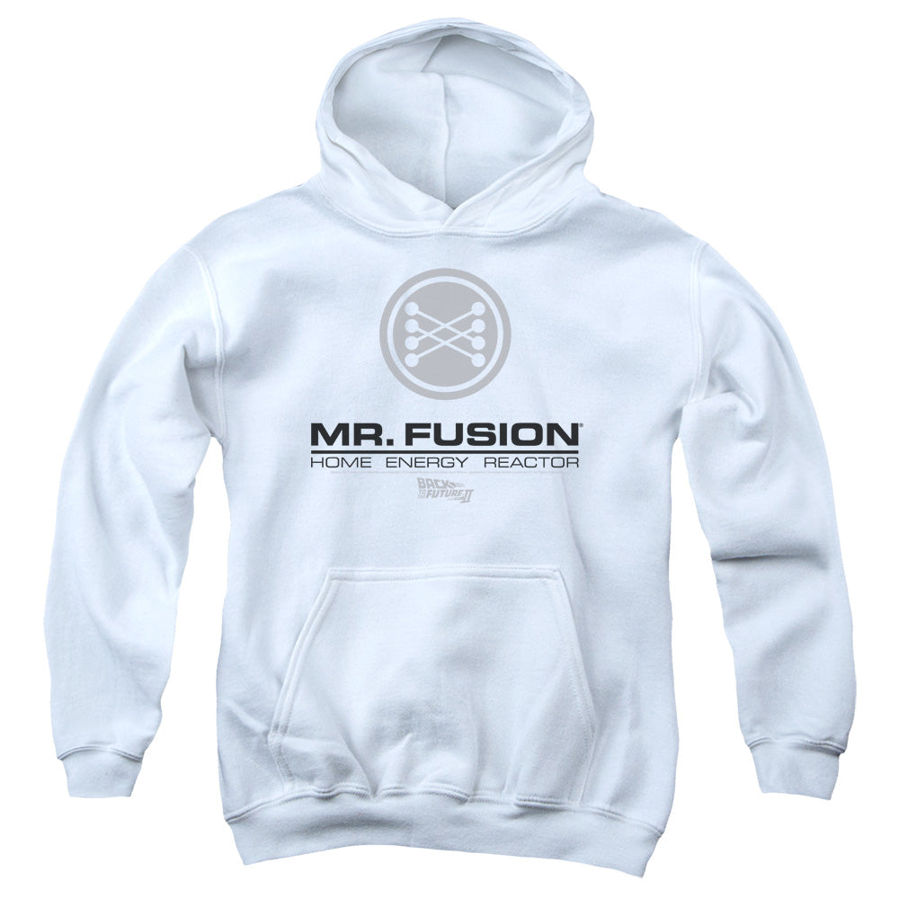 Back To The Future II Mr. Fusion Logo Kids Youth Hoodie White T-Shirts, Sweatshirt | CiraTrend.com