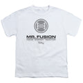 Back To The Future II Mr. Fusion Logo Kids Youth T Shirt White Hoodie, Sweatshirt | CiraTrend.com