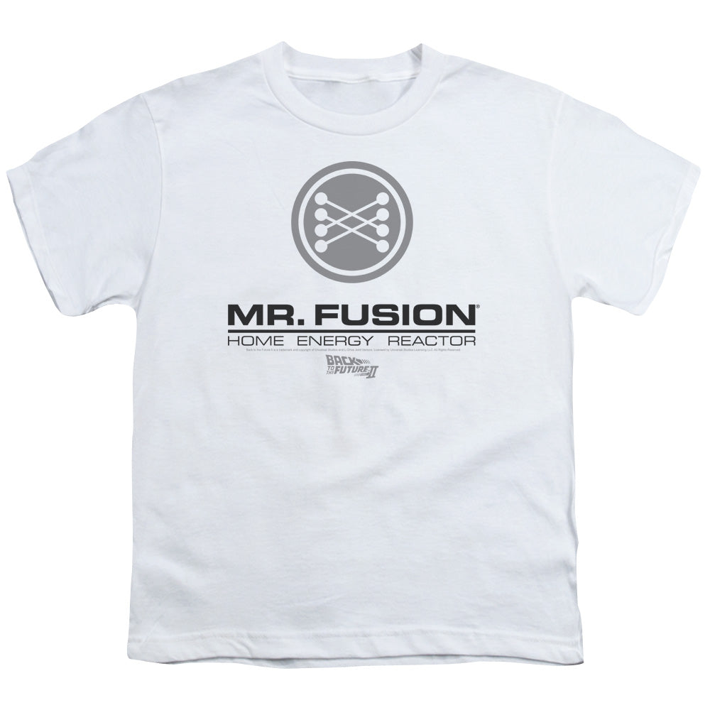 Back To The Future II Mr. Fusion Logo Kids Youth T Shirt White Hoodie, Sweatshirt | CiraTrend.com