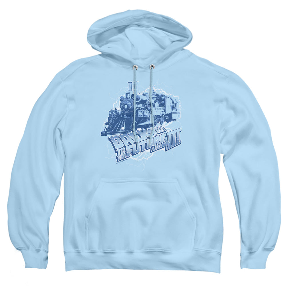 Back To The Future Iii Time Train Mens Hoodie Light Blue T-Shirts, Sweatshirt | CiraTrend.com (Image 5)