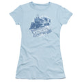 Back Future III Time Train Junior Sheer Cap Sleeve Light Blue T-Shirts, Hoodie, Sweatshirt