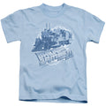 Back To The Future III Time Train Juvenile Kids Youth T Shirt Light Blue Hoodie, Sweatshirt | CiraTrend.com