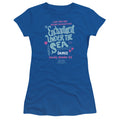 Back To The Future III Under The Sea Junior Sheer Cap Sleeve Womens T Shirt Royal Blue Hoodie, Sweatshirt | CiraTrend.com
