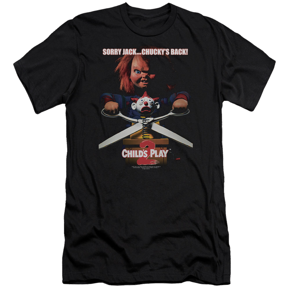 Child's Play Chuckys Back - Men's Premium Slim Fit T-Shirt Hoodie, Sweatshirt | CiraTrend.com