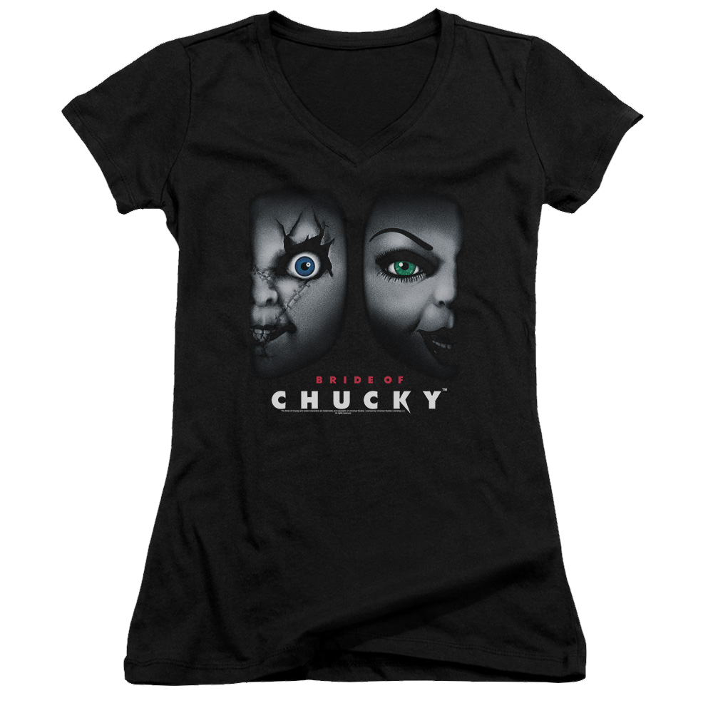 Child's Play Happy Couple - Juniors V-Neck T-Shirt Hoodie, Sweatshirt | CiraTrend.com