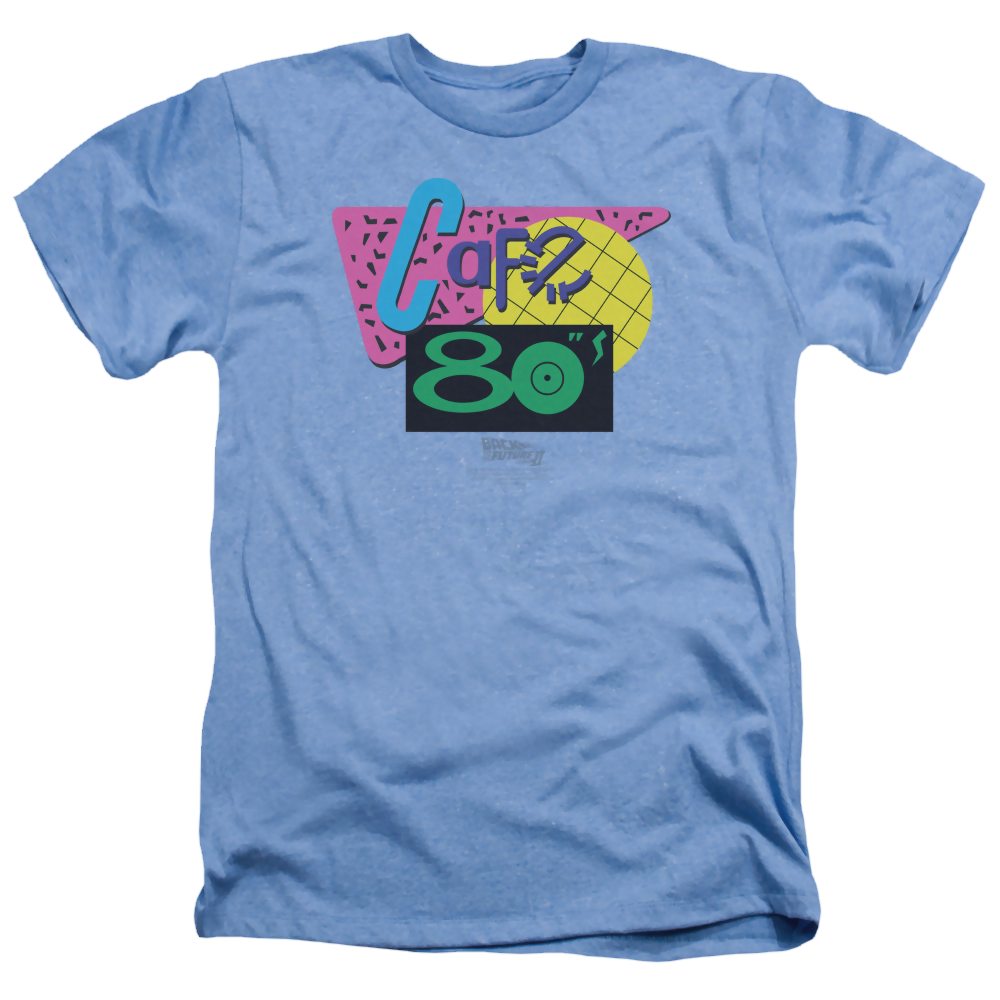 Back to the Future Trilogy Cafe 80S - Men's Heather T-Shirt Hoodie, Sweatshirt | CiraTrend.com