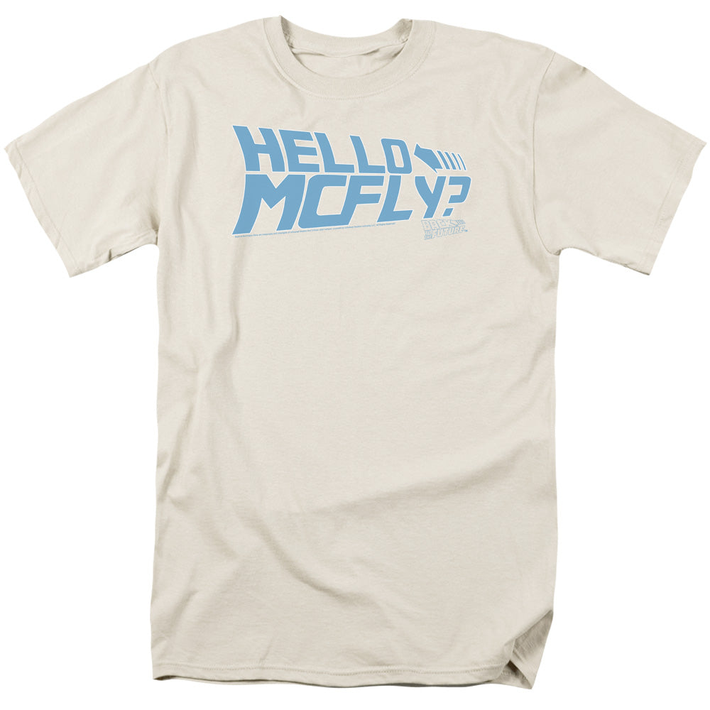 Back To The Future Hello Mcfly Mens T Shirt Cream Hoodie, Sweatshirt | CiraTrend.com