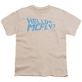 Back To The Future Hello McFly Kids Youth T Shirt Cream Hoodie, Sweatshirt | CiraTrend.com