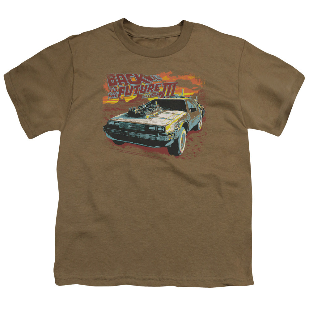 Back To The Future III Wild West Kids Youth T Shirt Safari Green Hoodie, Sweatshirt | CiraTrend.com
