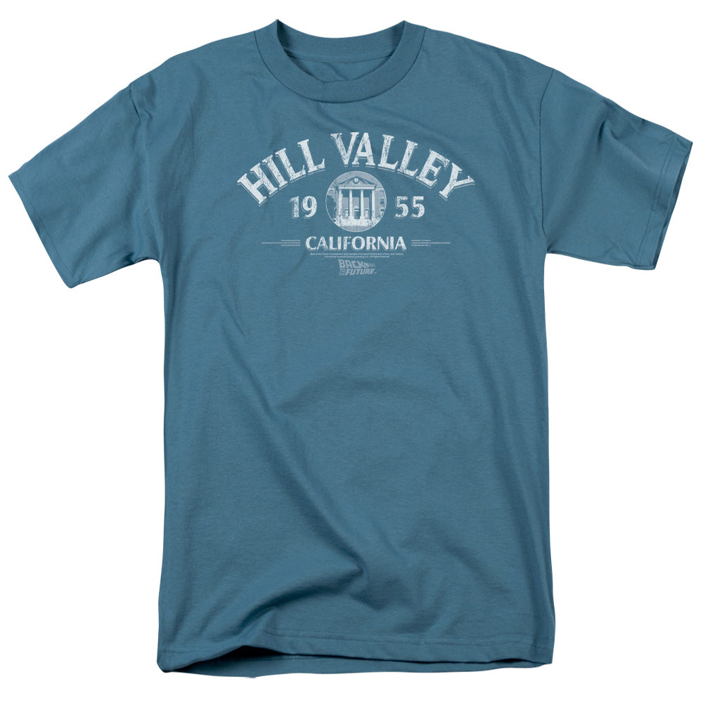 Back To The Future Hill Valley 1955 Mens T Shirt Slate Hoodie, Sweatshirt | CiraTrend.com