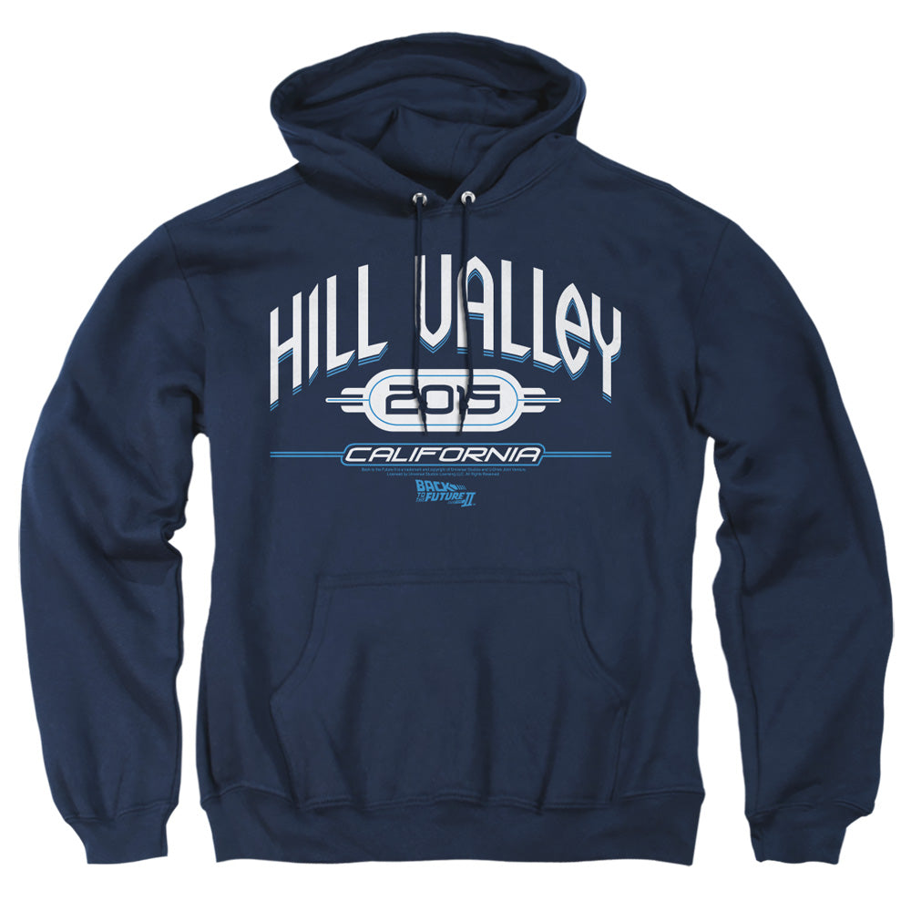 Back To The Future Ii Hill Valley 2015 Mens Hoodie Navy T-Shirts, Sweatshirt | CiraTrend.com (Image 3)