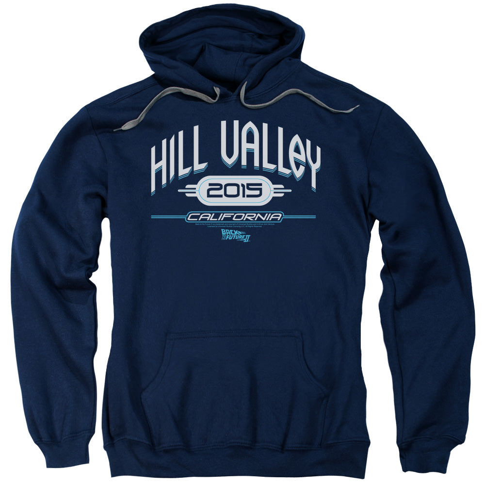 Back To The Future II Hill Valley 2015 Mens Hoodie Navy Blue T-Shirts, Sweatshirt | CiraTrend.com
