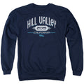 Back To The Future II Hill Valley 2015 Mens Crewneck Sweatshirt Navy Blue T-Shirts, Hoodie | CiraTrend.com