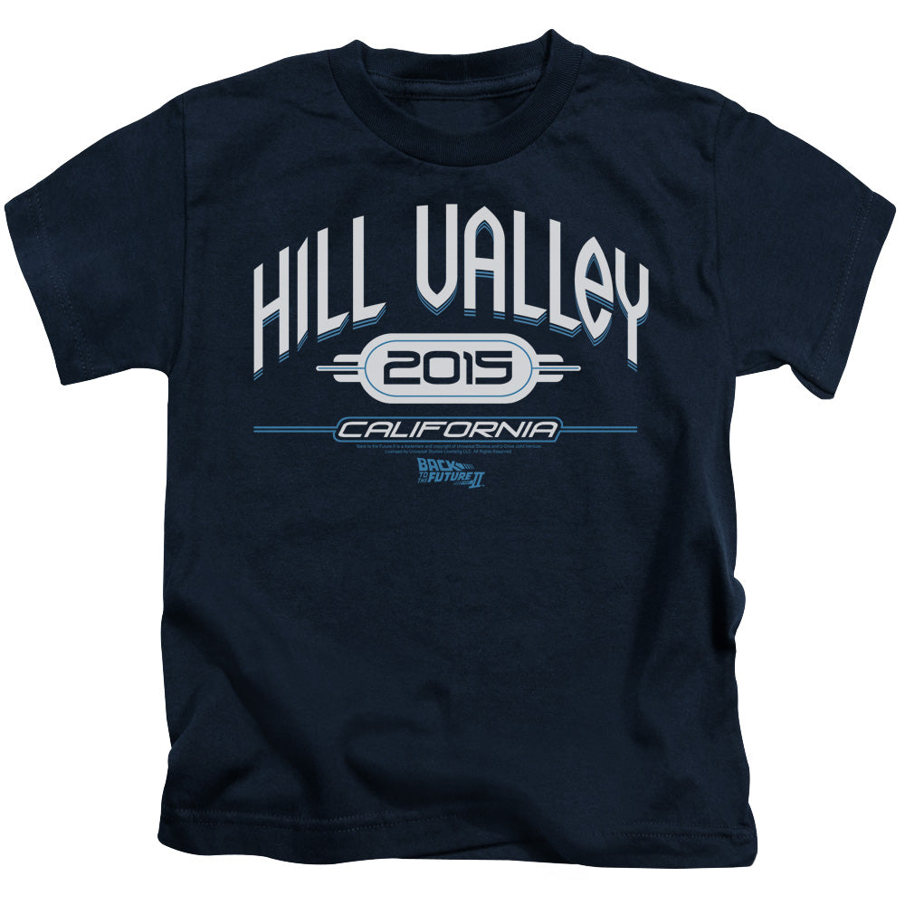 Back To The Future II Hill Valley 2015 Juvenile Kids Youth T Shirt Navy Blue Hoodie, Sweatshirt | CiraTrend.com