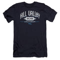 Back To The Future II Hill Valley 2015 Premium Bella Canvas Slim Fit Mens T Shirt Navy Blue Hoodie, Sweatshirt