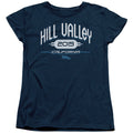 Back To The Future II Hill Valley 2015 Womens T Shirt Navy Blue Hoodie, Sweatshirt | CiraTrend.com