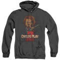 Child's Play Heres Chucky - Heather Pullover Hoodie T-Shirts, Sweatshirt | CiraTrend.com