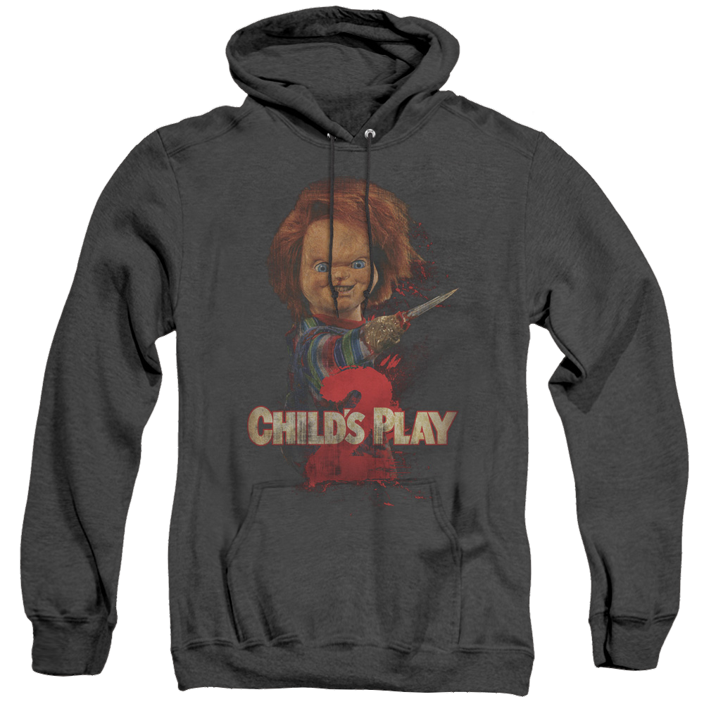 Child's Play Heres Chucky - Heather Pullover Hoodie T-Shirts, Sweatshirt | CiraTrend.com