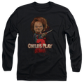 Child's Play Heres Chucky - Men's Long Sleeve T-Shirt Hoodie, Sweatshirt | CiraTrend.com