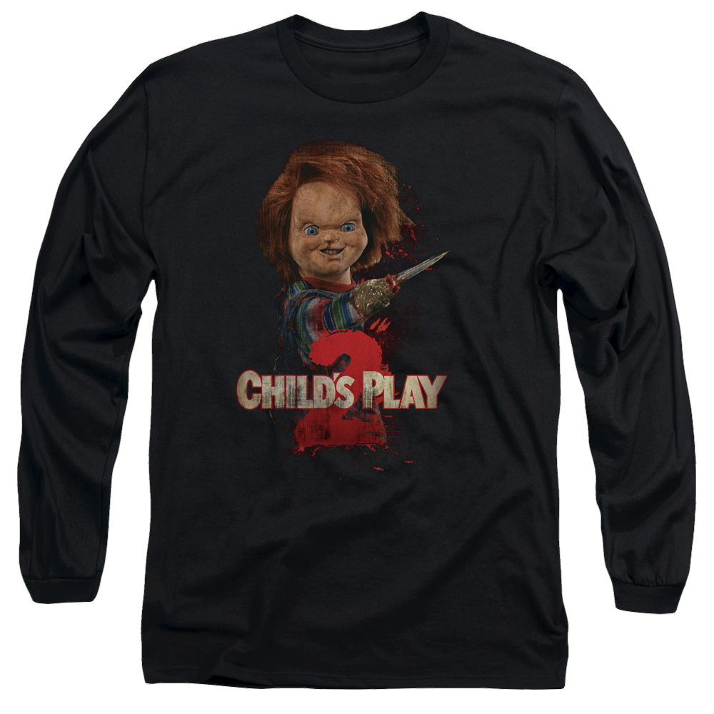 Child's Play Heres Chucky - Men's Long Sleeve T-Shirt Hoodie, Sweatshirt | CiraTrend.com