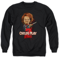 Child's Play Heres Chucky - Men's Crewneck Sweatshirt T-Shirts, Hoodie | CiraTrend.com