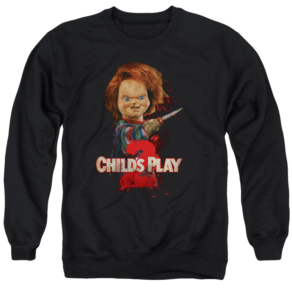 Child's Play Heres Chucky - Men's Crewneck Sweatshirt T-Shirts, Hoodie | CiraTrend.com