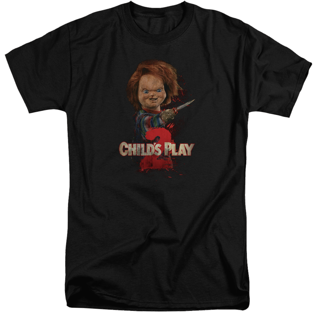 Child's Play Heres Chucky - Men's Tall Fit T-Shirt Hoodie, Sweatshirt | CiraTrend.com