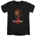 Child's Play Heres Chucky - Men's V-Neck T-Shirt Hoodie, Sweatshirt | CiraTrend.com