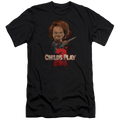 Child's Play Heres Chucky - Men's Premium Slim Fit T-Shirt Hoodie, Sweatshirt | CiraTrend.com