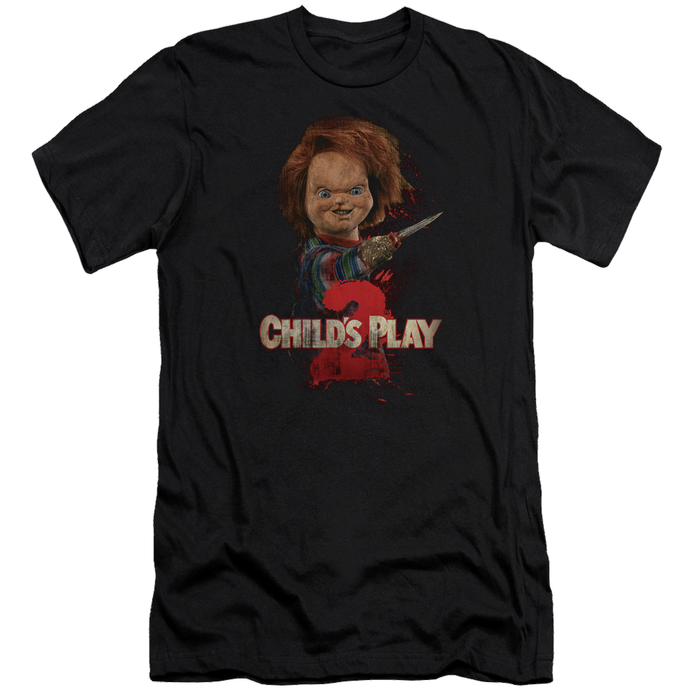 Child's Play Heres Chucky - Men's Premium Slim Fit T-Shirt Hoodie, Sweatshirt | CiraTrend.com