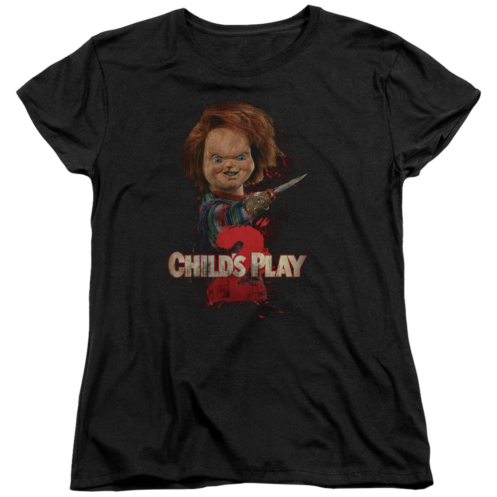 Child's Play Heres Chucky - Women's T-Shirt Hoodie, Sweatshirt | CiraTrend.com