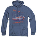 Back To The Future Lightning Strikes Heather Mens Hoodie Royal Blue T-Shirts, Sweatshirt | CiraTrend.com